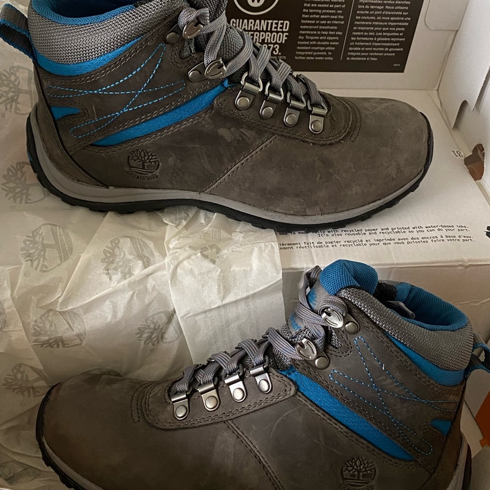 Timberland Women’s Norwood Waterproof Mid Hiker Boots Dark Grey Full Grain